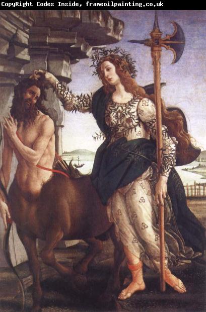 Sandro Botticelli Pallas and the Centaure