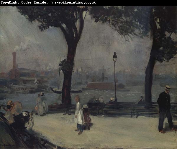 William Glackens Park on the River