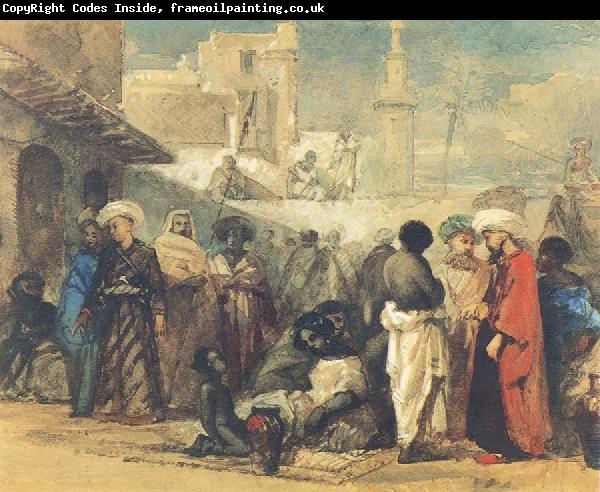 William James Muller The Cairo Slave Market