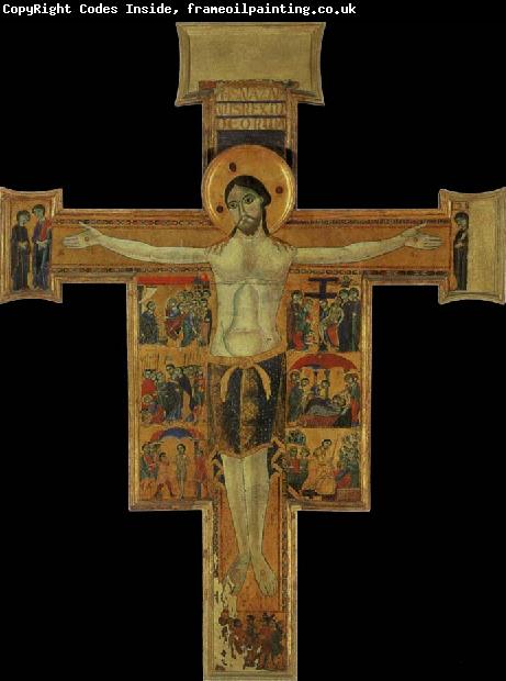 unknow artist The crucifixion with scenes of the suffering Christs