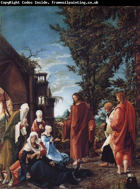 ALTDORFER, Albrecht Christ Taking Leave of his mother