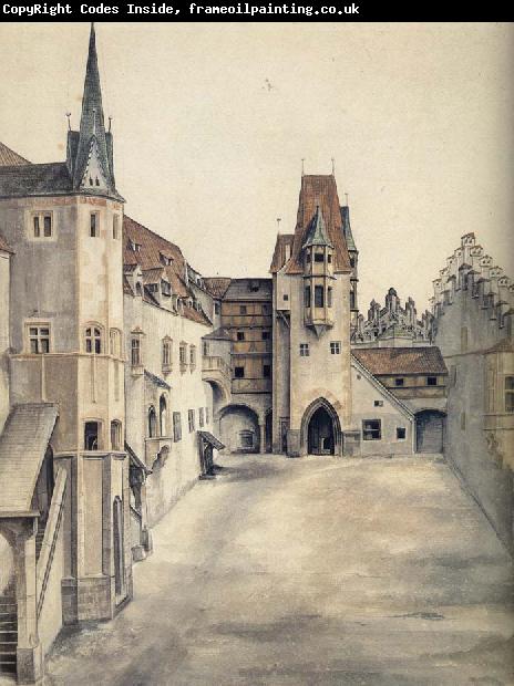 Albrecht Durer The Courtyard of the Former Castle in innsbruck