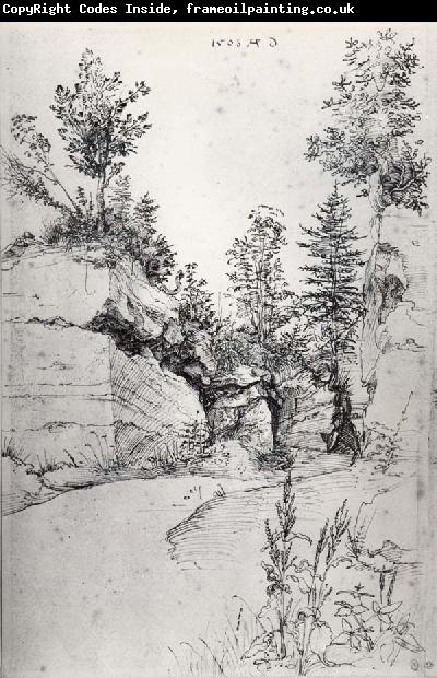 Albrecht Durer Exit from a Quarry