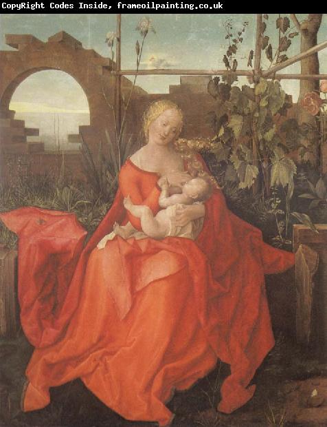 Albrecht Durer The Madonna with the Iris imitator of Albrecht Durer