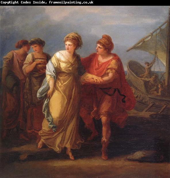 Angelica Kauffmann Paris und Helena fliehen vom Hof des Menelaos