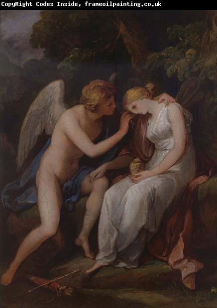 Angelika Kauffmann Bozzetto zu Amor und Psyche