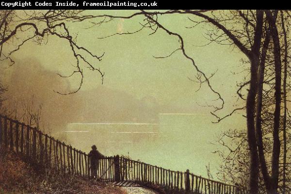 Atkinson Grimshaw Waterloo Lake Roundhay Park Leeds