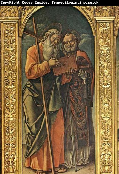 Bartolomeo Vivarini Sts Andrew and Nicholas of Bari