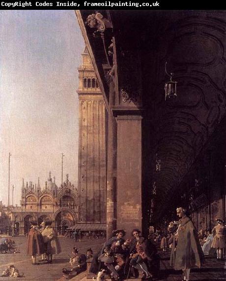 Canaletto Looking East from the South West Corner