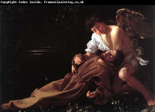 Caravaggio St. Francis in Ecstasy