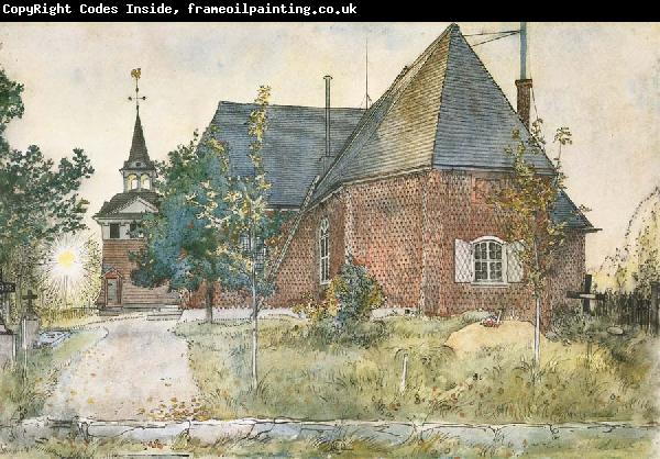 Carl Larsson The Old Church at Sundborn