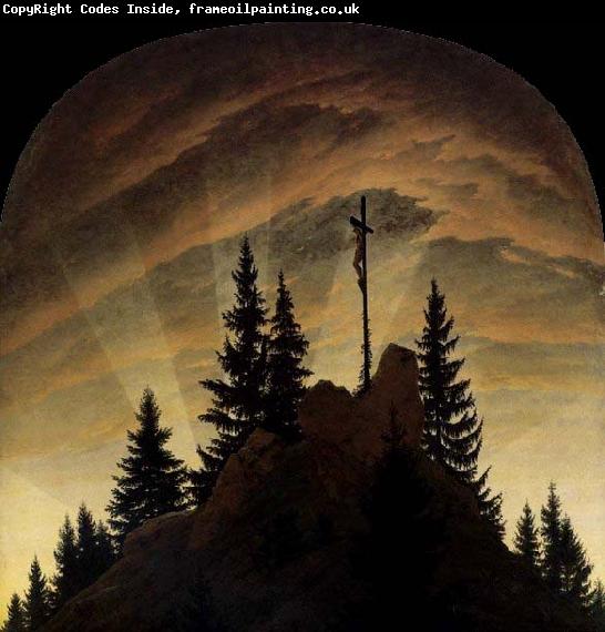 Caspar David Friedrich Cross in the Mountains