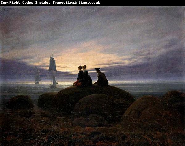 Caspar David Friedrich Moonrise by the Sea