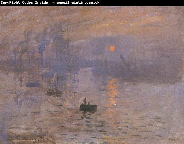 Claude Monet Impression-sunrise