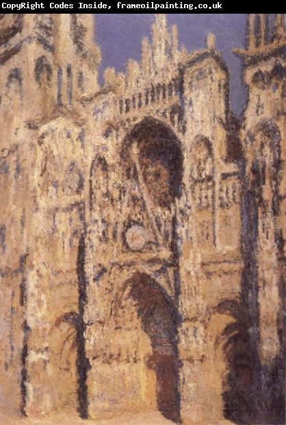 Claude Monet Rouen Cathedral,portrait of Sint-Romain-s Tower