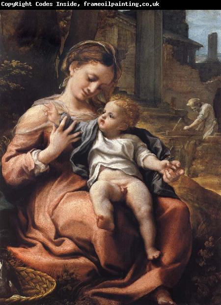 Correggio The Madonna of the Basket