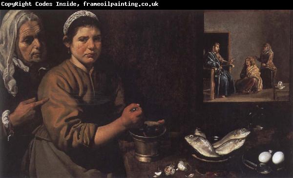 Diego Velazquez Christ in the House of Mary and Marthe