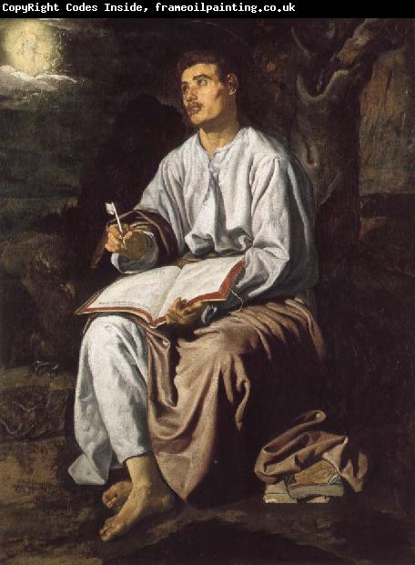 Diego Velazquez Saint john the Evangelist on the Island of Patmos