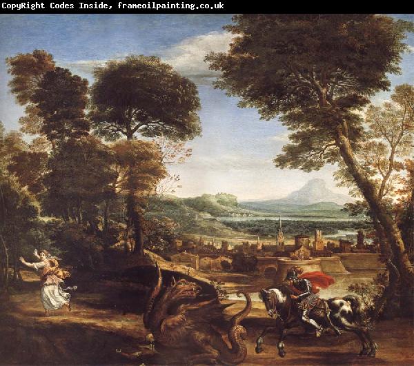 Domenichino Saint George Killing the Dragon