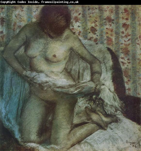 Edgar Degas After the Bath