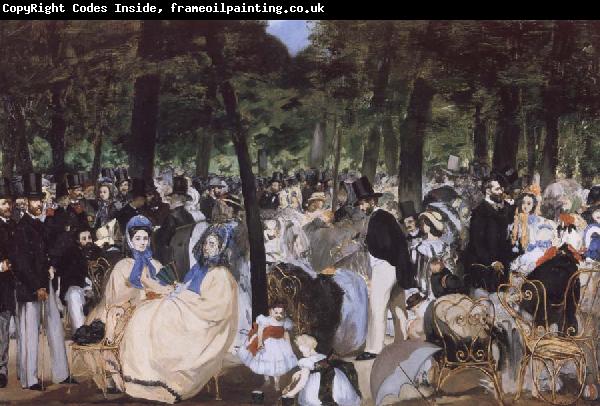 Edouard Manet Music in the Tuileries Garden