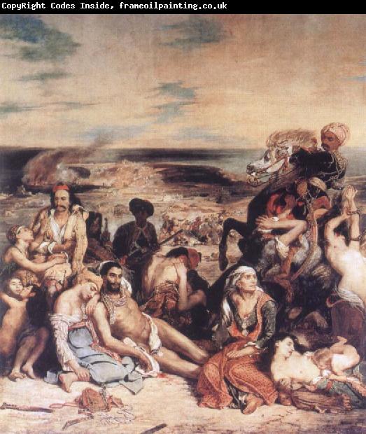 Eugene Delacroix Scenes from the Massacre at Chios