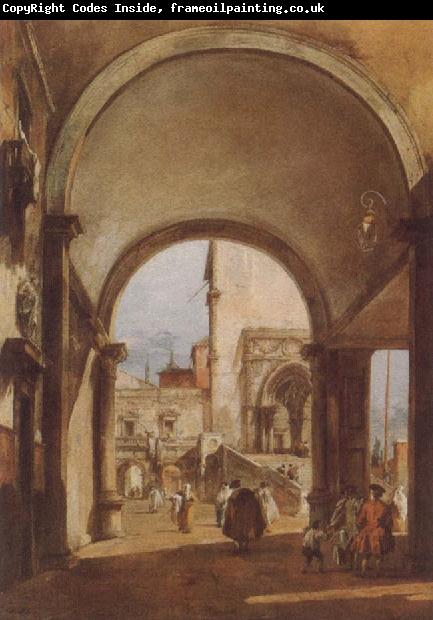 Francesco Guardi An Architectural Caprice