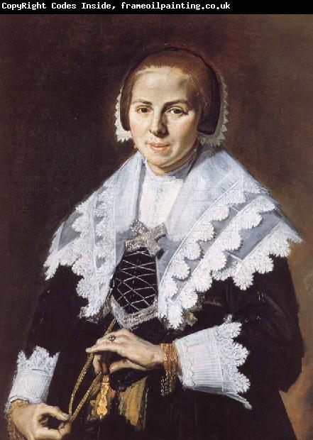 Frans Hals Portrait of a Woman with a Fan