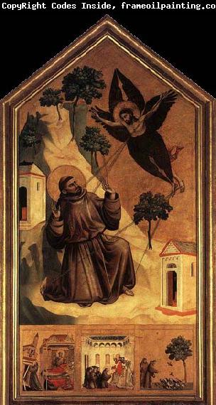 GIOTTO di Bondone Stigmatization of St Francis