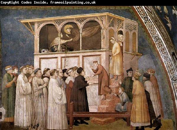 GIOTTO di Bondone Raising of the Boy in Sessa