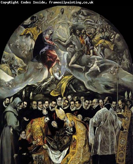 GRECO, El The Burial of the Count of Orgaz