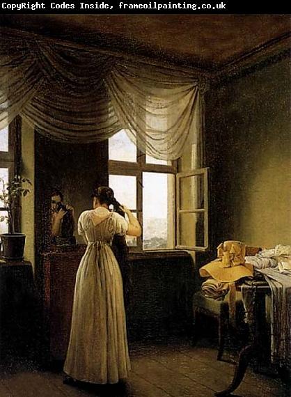 Georg Friedrich Kersting At the Mirror