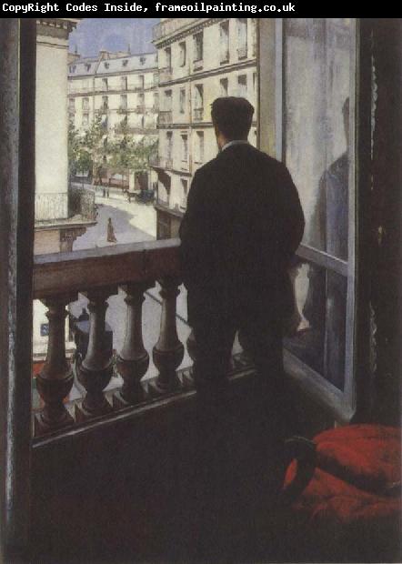 Gustave Caillebotte Young man at his window