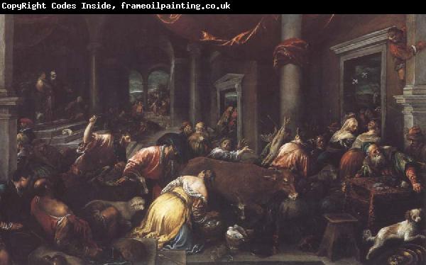 Jacopo Bassano Christ Driving the Traders from the Temple