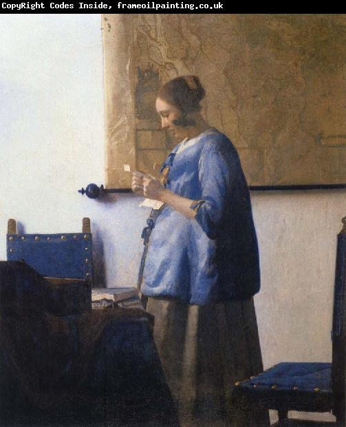 JanVermeer Woman Reading a Letter