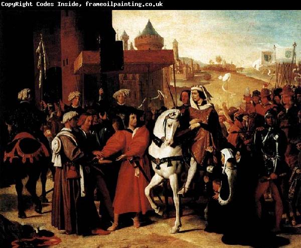 Jean-Auguste Dominique Ingres The Entry of the Future Charles V into Paris in 1358