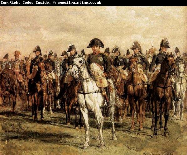 Jean-Louis-Ernest Meissonier Napoleon and his Staff