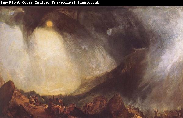 Joseph Mallord William Turner Snow Storm,Hannibal and his Amy Crossing the Alps