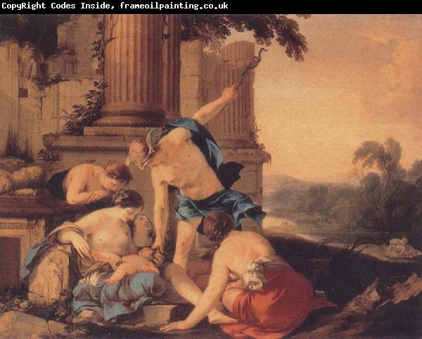 Laurent de la Hyre Mercury Takes Bacchus to be Brought Up by Nymphs