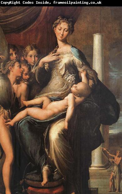 PARMIGIANINO The Madonna of the long neck