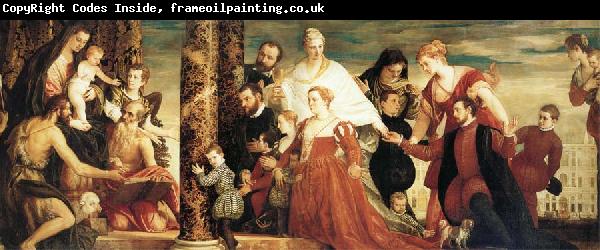 Paolo  Veronese The Madonna of the house of Coccina