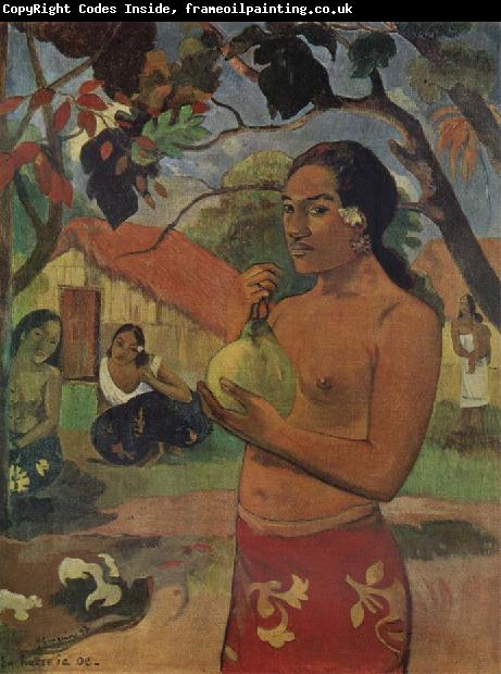 Paul Gauguin Woman Holdinga Fruit