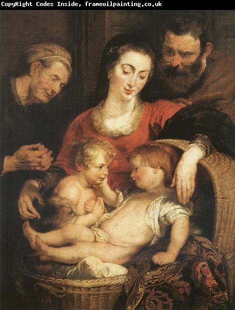 Peter Paul Rubens The Sacred Family with Holy Isabel