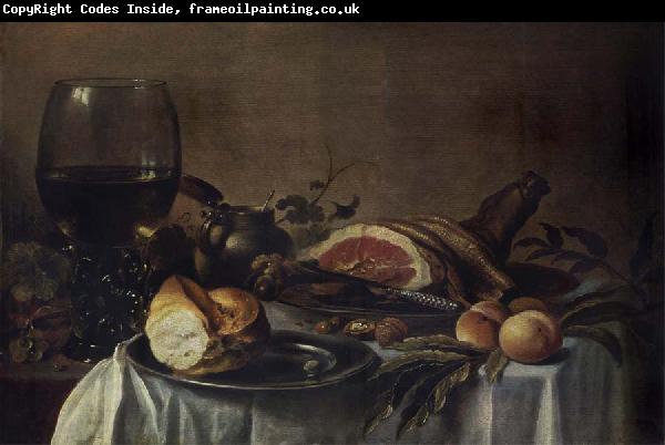 Pieter Claesz Still life with Ham