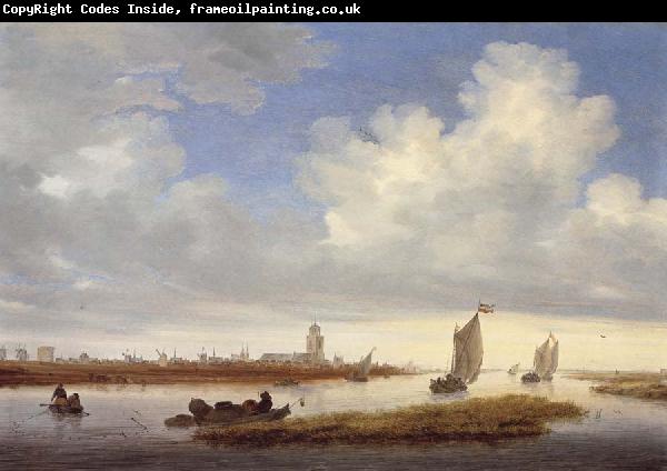 RUYSDAEL, Salomon van A View of Deventer