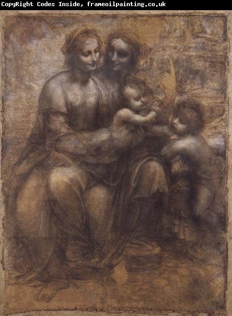 Raphael The Virgin and Child with Saint Anne and Saint John the Baptist