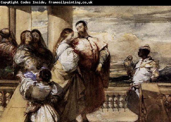 Richard Parkes Bonington A Venetian Scene