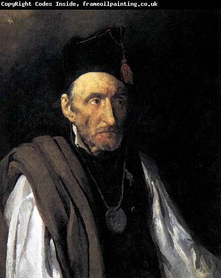 Theodore   Gericault Man with Delusions of Military Command