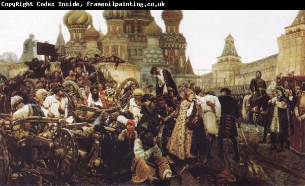 Vasily Surikov The Morning of the Execution of the Streltsy