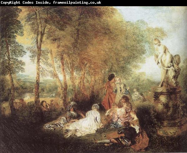 WATTEAU, Antoine A Love Festival